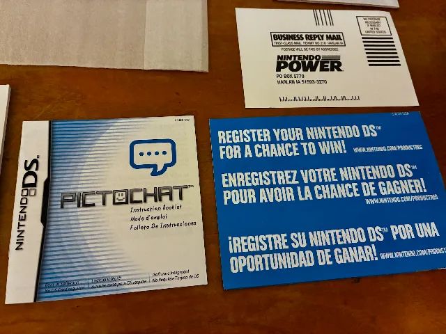 Manuais e panfletos - Nintendo DS Lite - Kit completo!  - Foto 3
