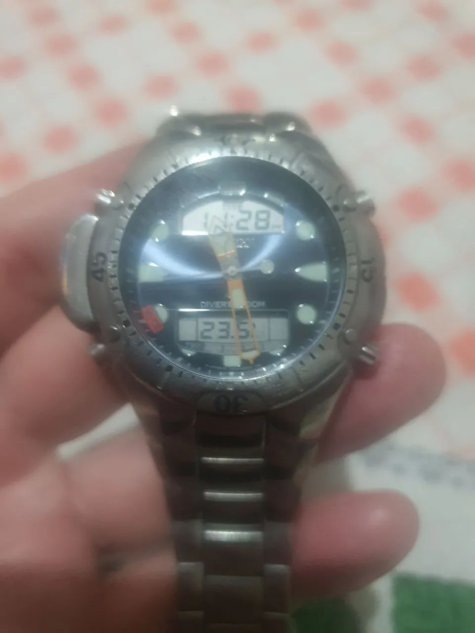Citizen  aqualand original funcionando perfeitamente todo em aço inox 