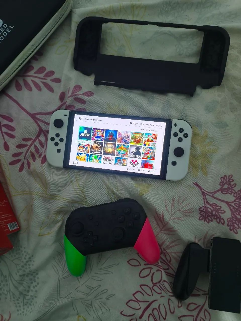 Nitendo OLED com vários jogos - Foto 5