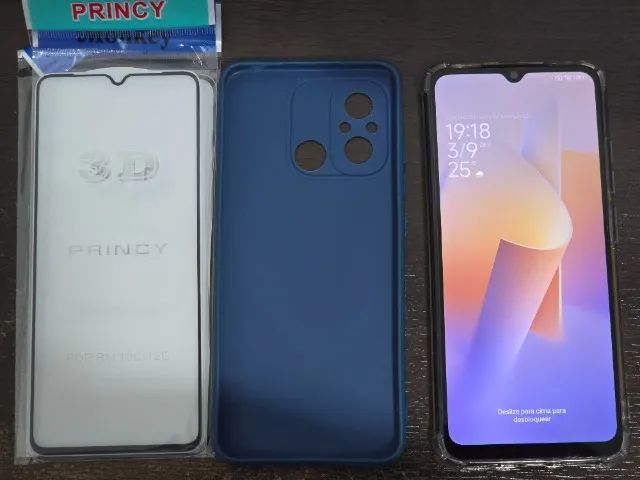 Celular Redmi 12C impecável com acessórios - Foto 3