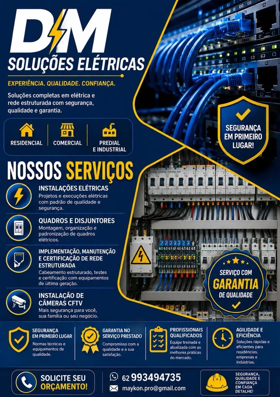 Todo tipo de Serviços Elétricos