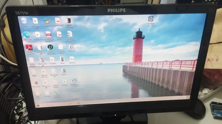 monitor Phillips 16" com garantia