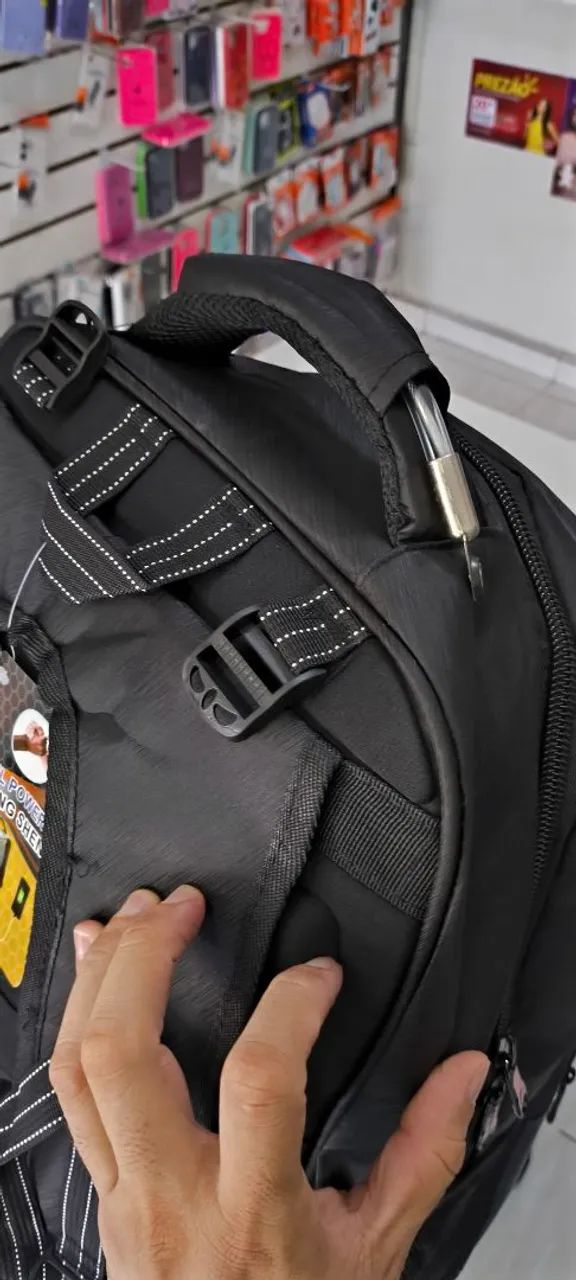 Mochila Grande e Reforçada - Espaço para Notebook - Foto 4