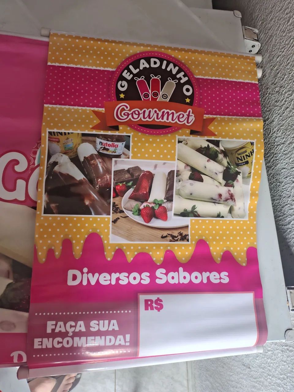 Banners geladinho gourmet novos  - Foto 4