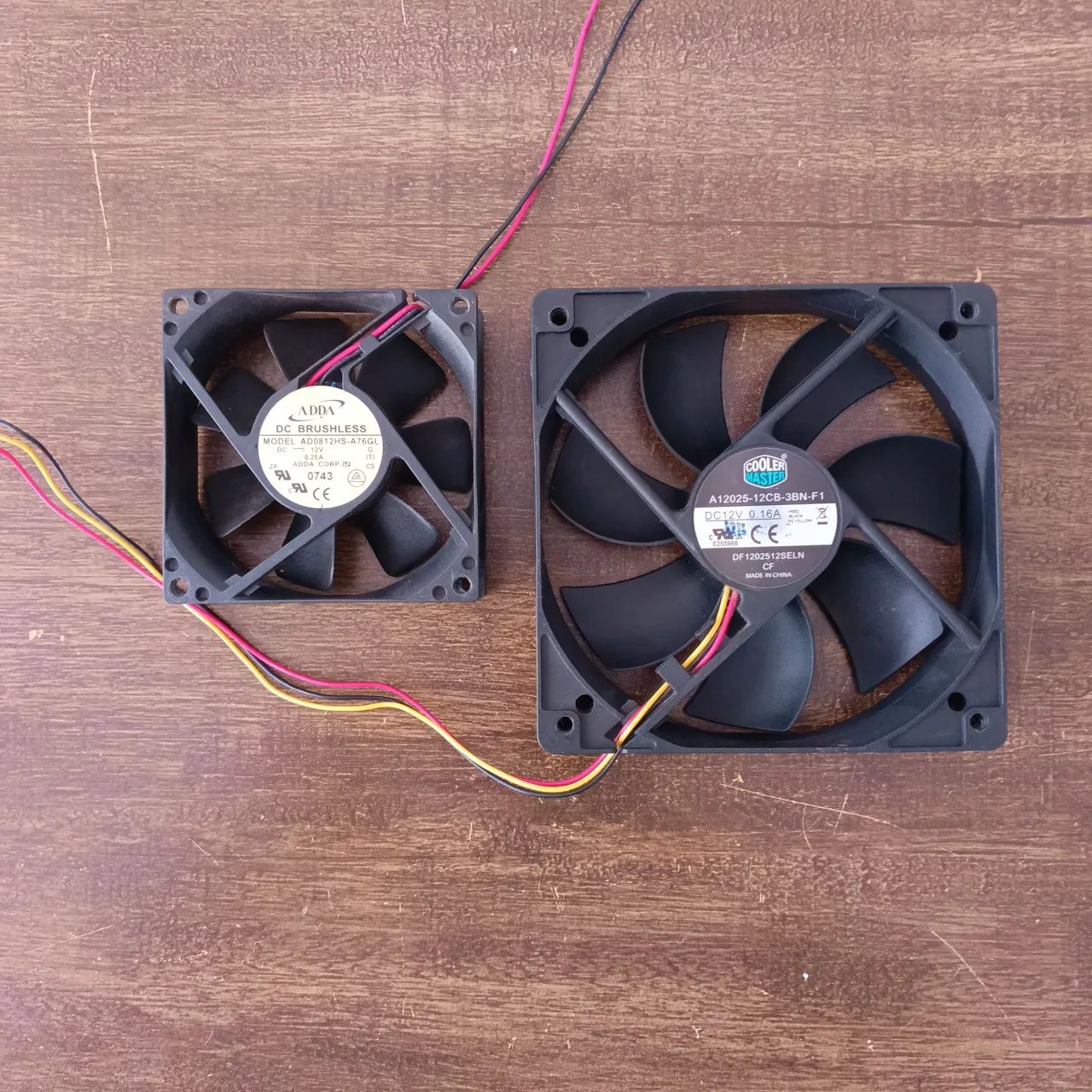 Kit com 2 fans para computador 80mm / 100mm Adda - Cooler Master - Foto 2