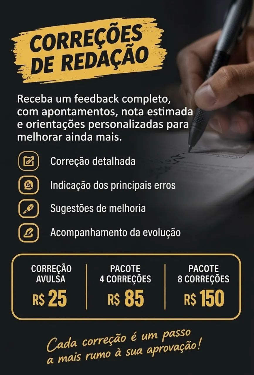 Aula e correção de redação para a PMPE.  - Foto 3