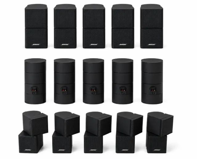 Kit 5 Caixas Satélites Original Bose Jewel Cube Series Ii Micro