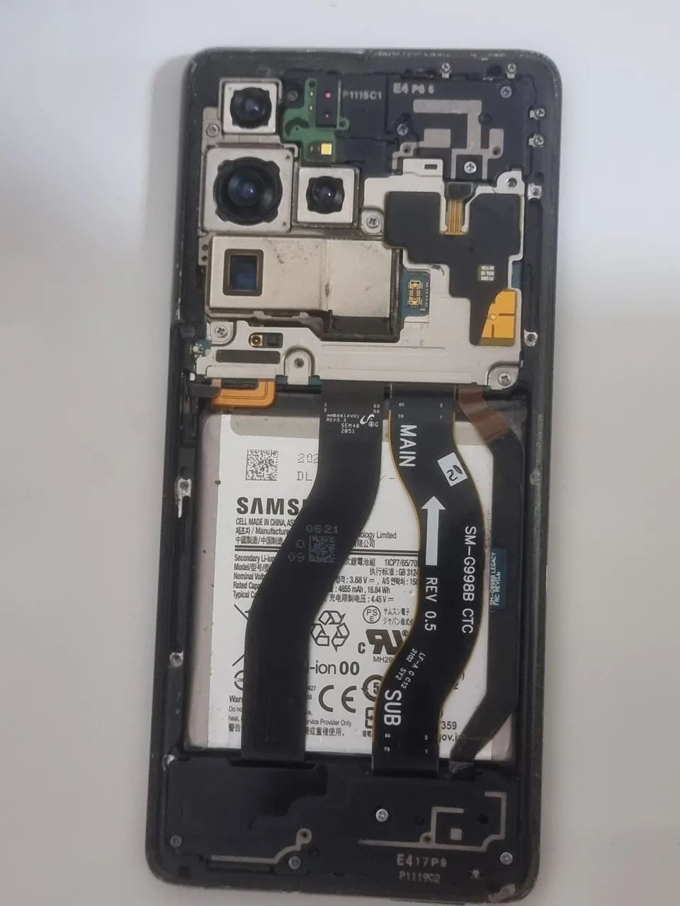 S21 ultra com defeito  - Foto 4