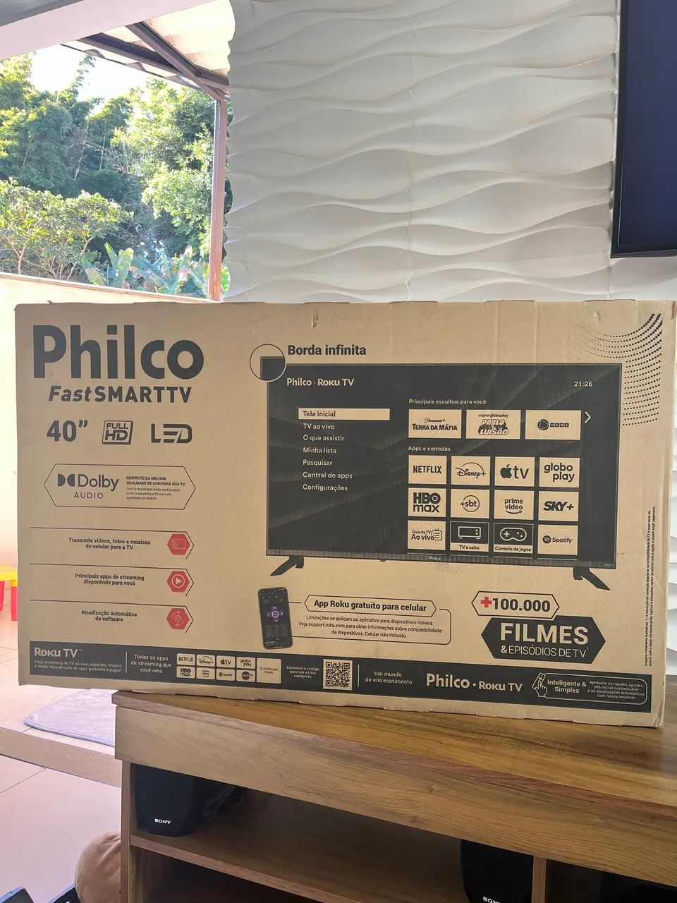 Smart tv Philco 40 Roku