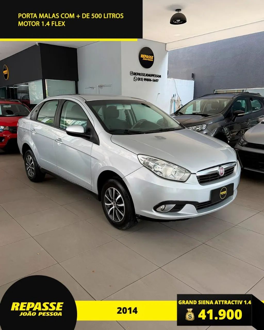 Fiat Grand Siena Grand Siena ATTRAC. 1.4 EVO F.Flex 8V 2014