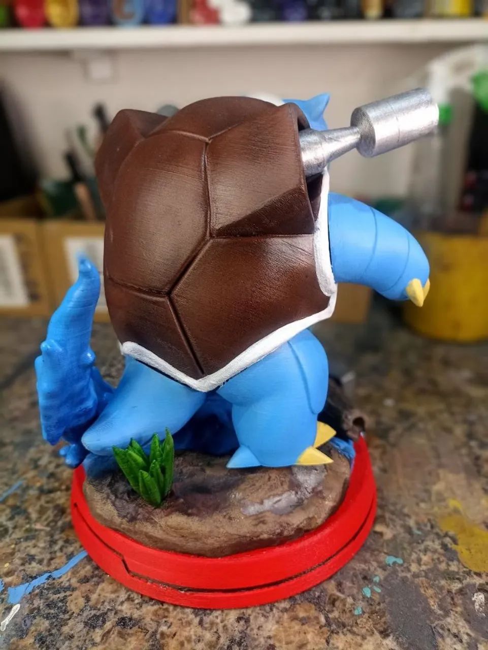 Escultura 3D ? Blastoise Pokémon - Foto 3
