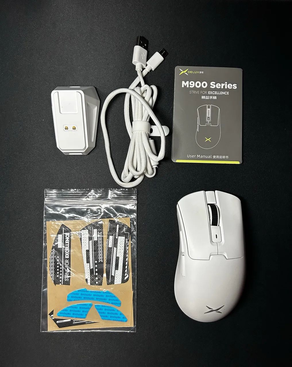 Mouse M900 branco  - Foto 2