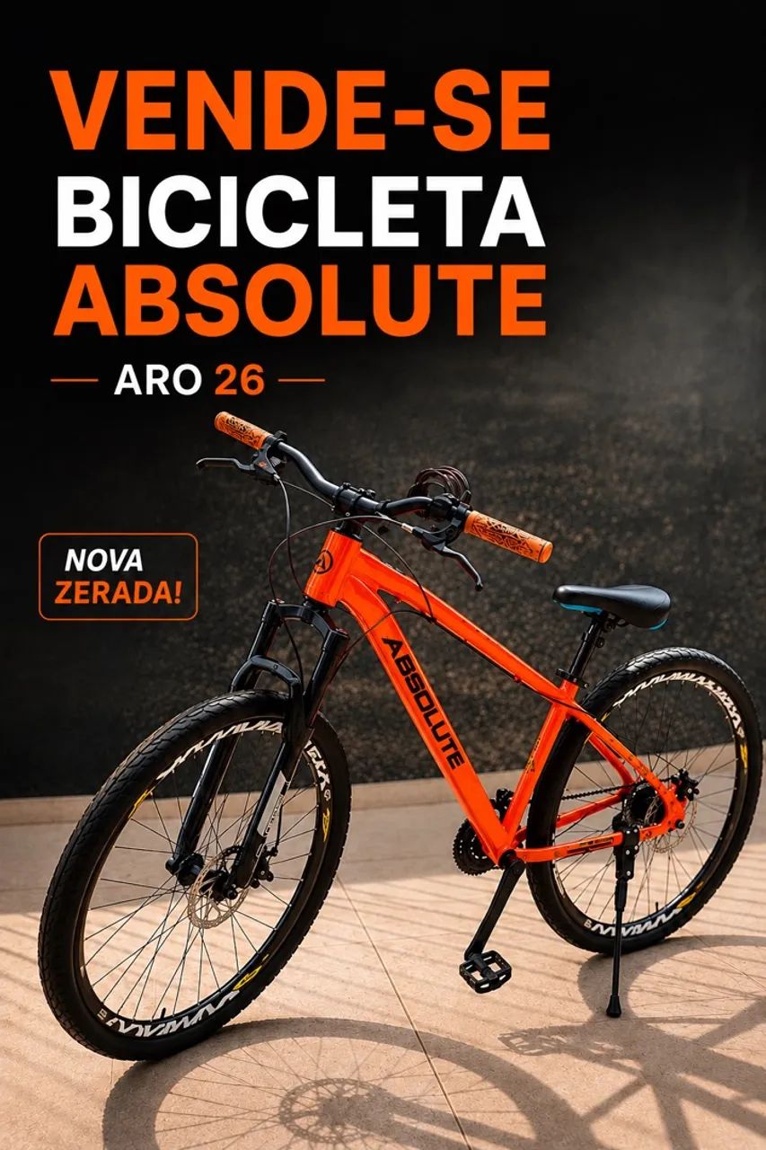 Bicicleta absolute (aro 26) - Foto 3