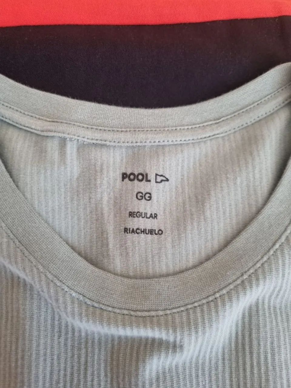 Camisa lisa Verde Pool, tamanho GG  - Foto 2