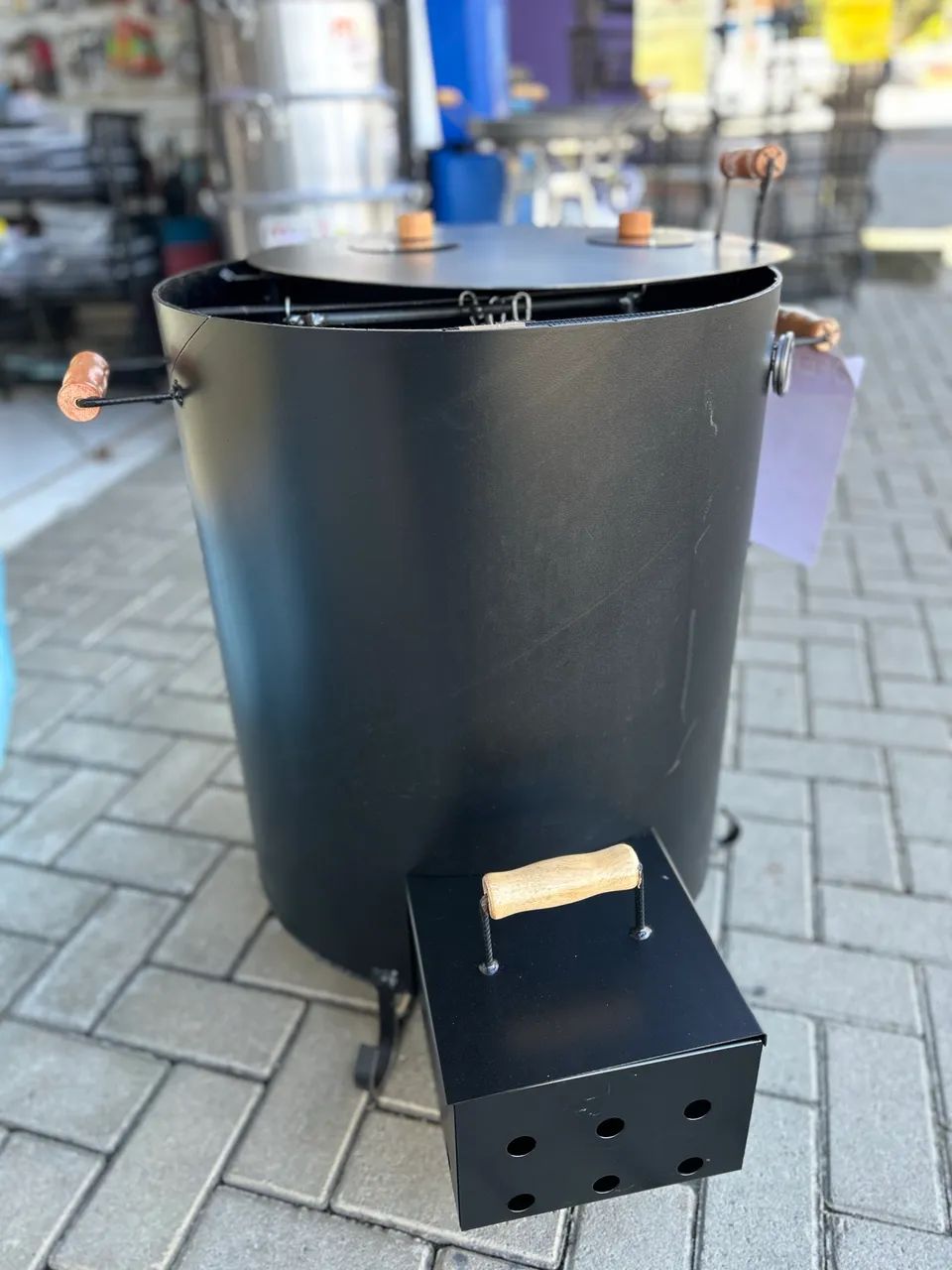 Assador e defumador  - Foto 4