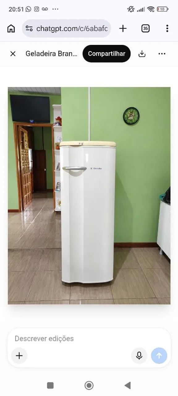 Vendo geladeira 