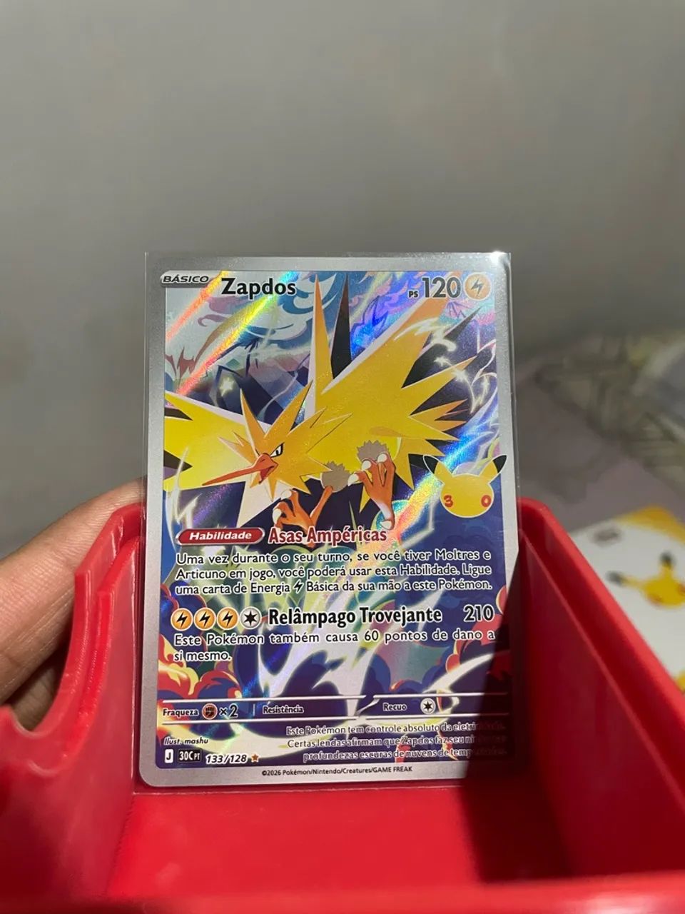 Cartas Raras Pokémon, Zapdos!