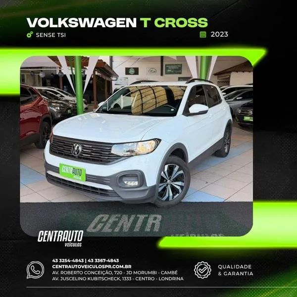 Volkswagen T-Cross SENSE 1.0 TSI FLEX 5P AUT. 2023