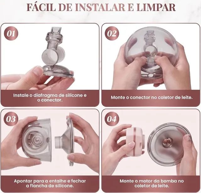 Bomba de leite elétrica  - Foto 2