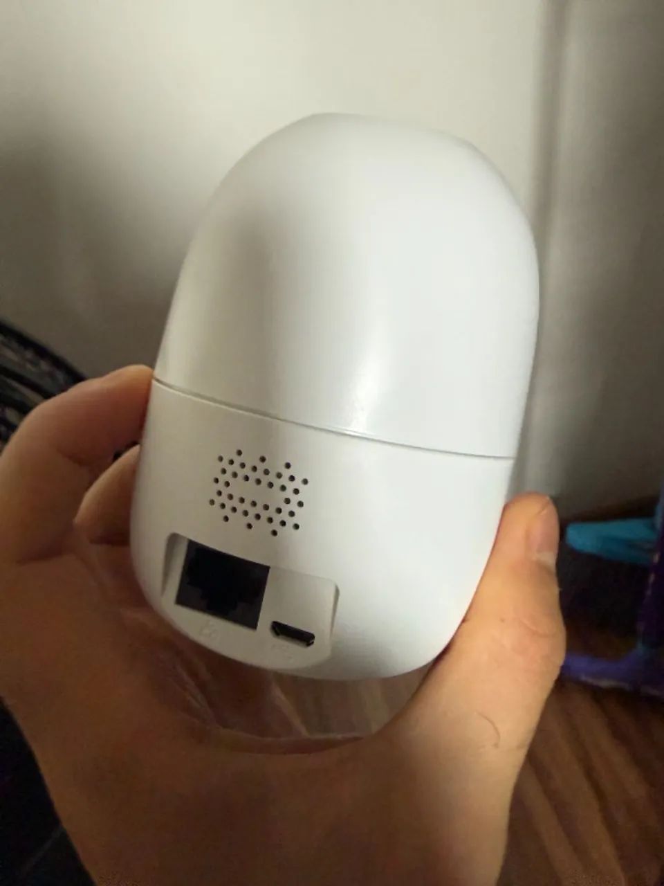 Câmera Intelbras IM4 360 Graus Babá Eletrônica Com Microfone Semi Nova - Foto 2