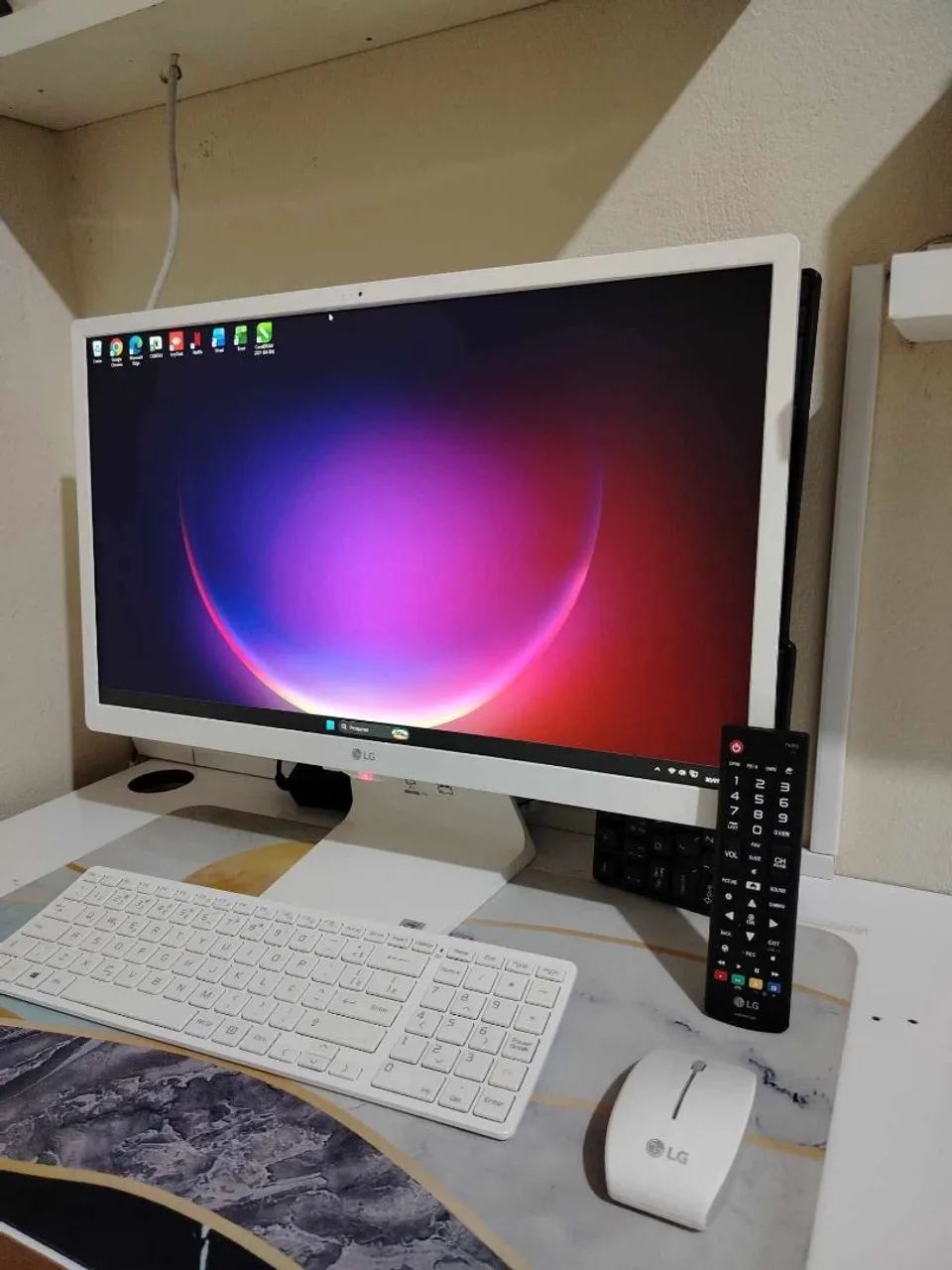 PC e TV | LG i5 10° | 8ghz | 1TB de HD| 24 polegadas 
