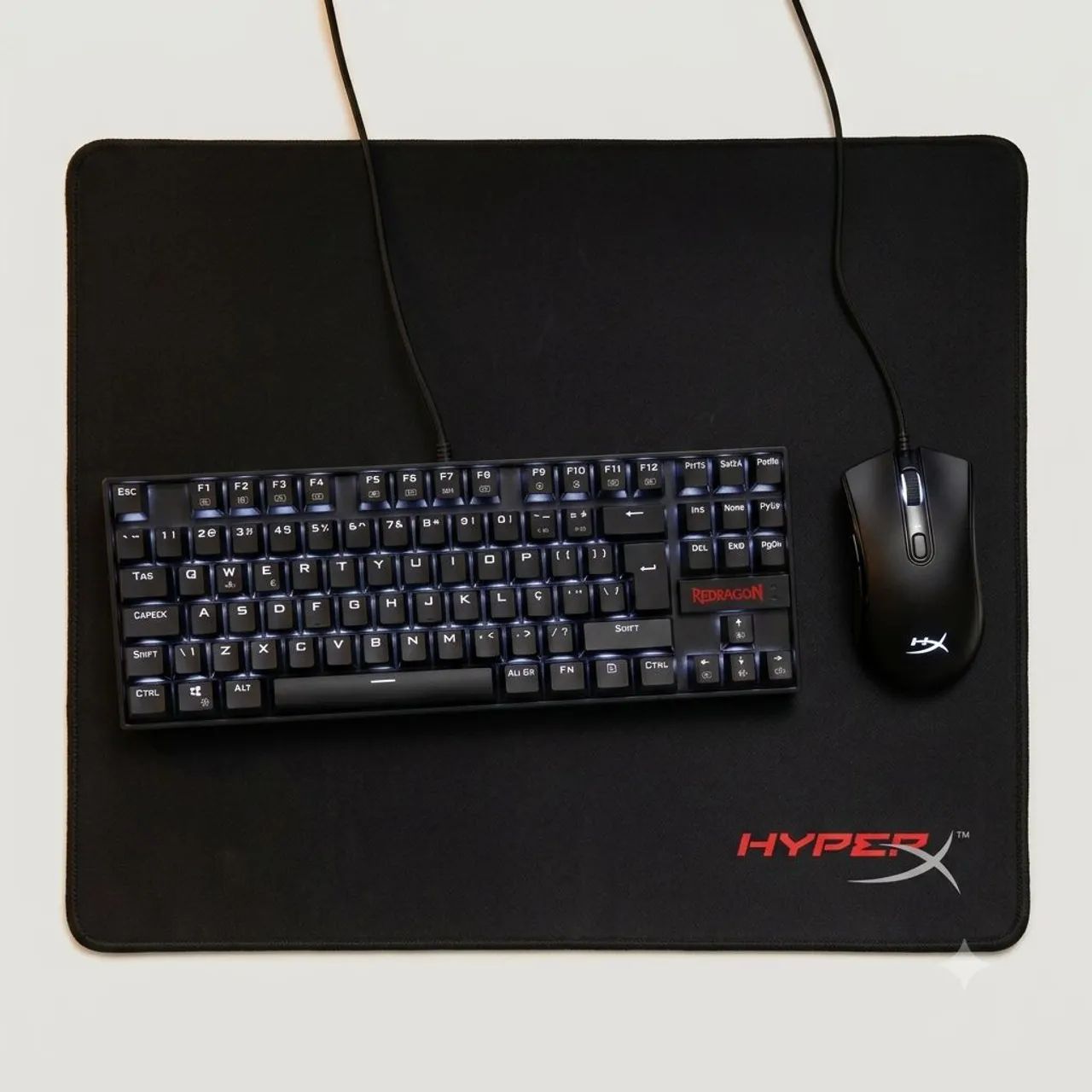 Teclado Redragon + Mouse HyperX 