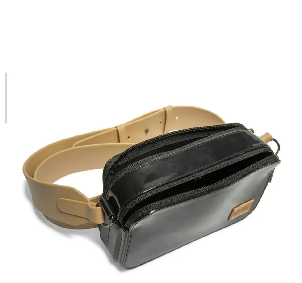 Bolsa bag borracha preta - Foto 3