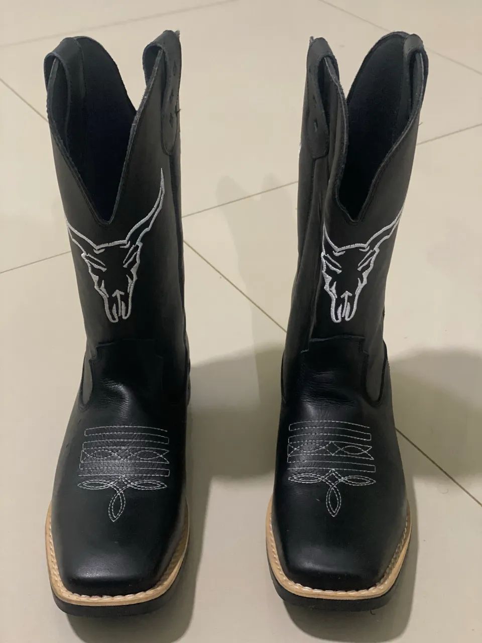 Bota bico quadrado  - Foto 4