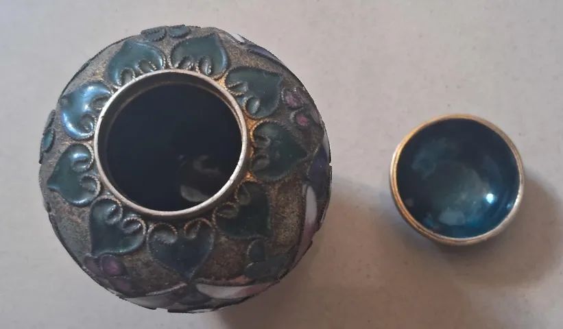 Vaso ou Potiche em Cloisonné - Foto 2