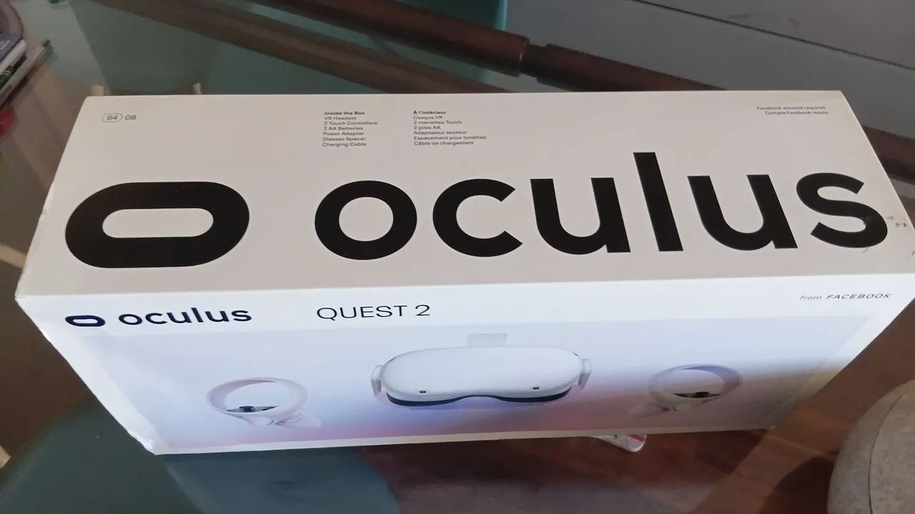 Oculos VR Quest 2 + Case para o Quest 2 - Periféricos e Acessórios