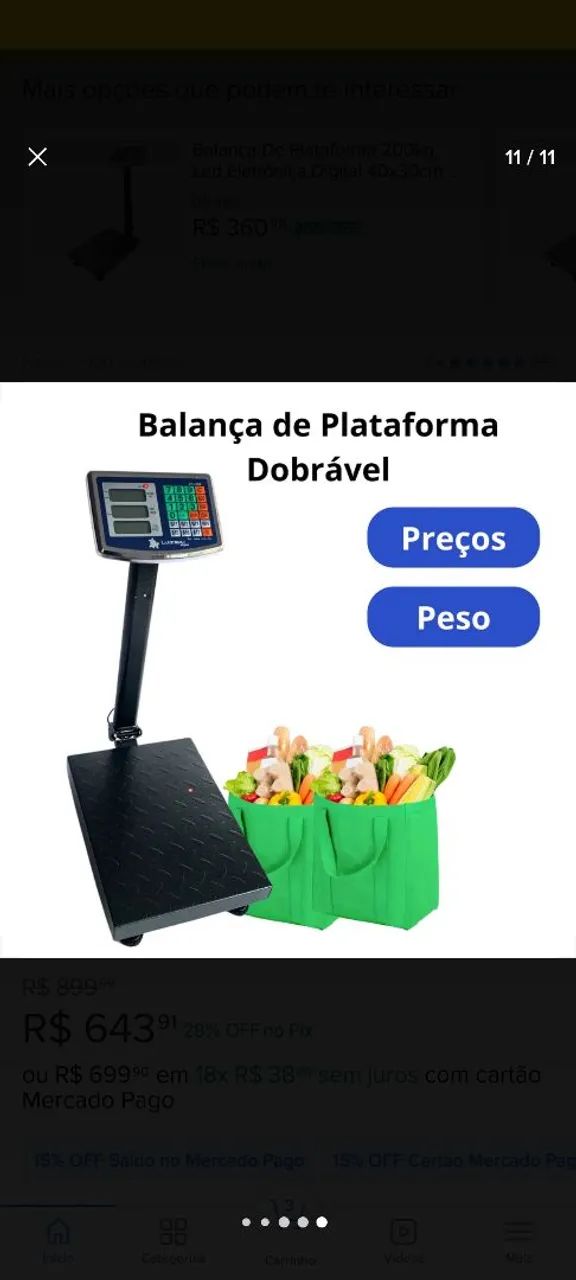 Balança Digital comercial 300kg promoção  - Foto 4