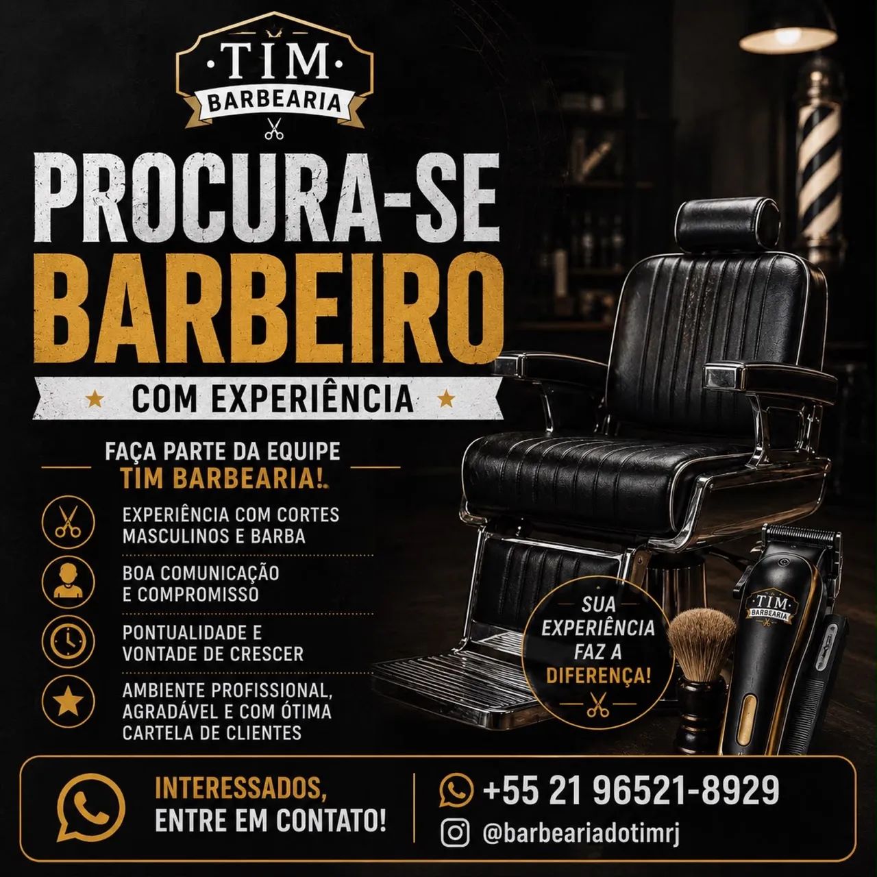 Barbearia do Tim Olegário Maciel  - Foto 2