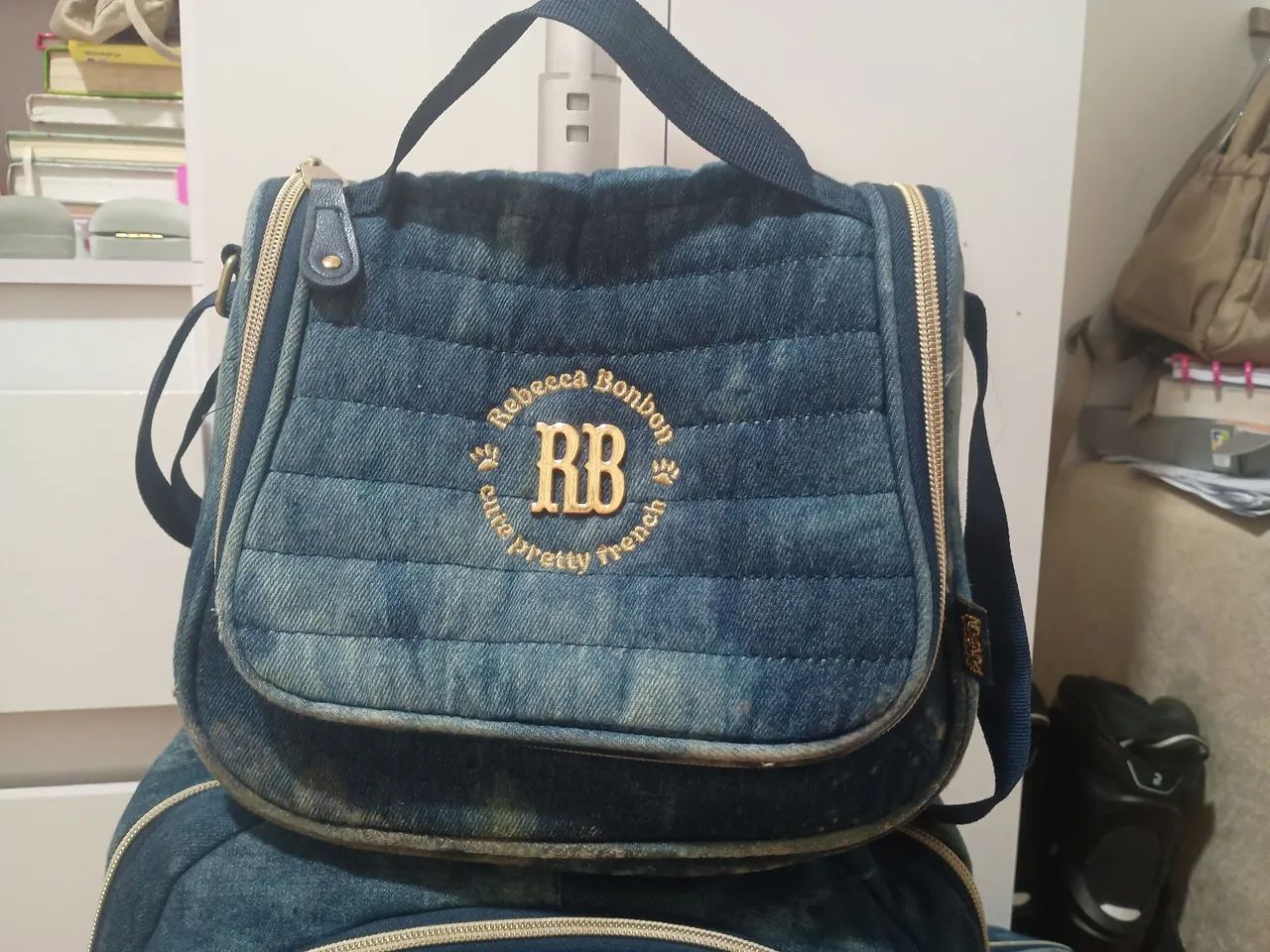 Kit mochila Rebeca Bombom de rodinha  - Foto 3