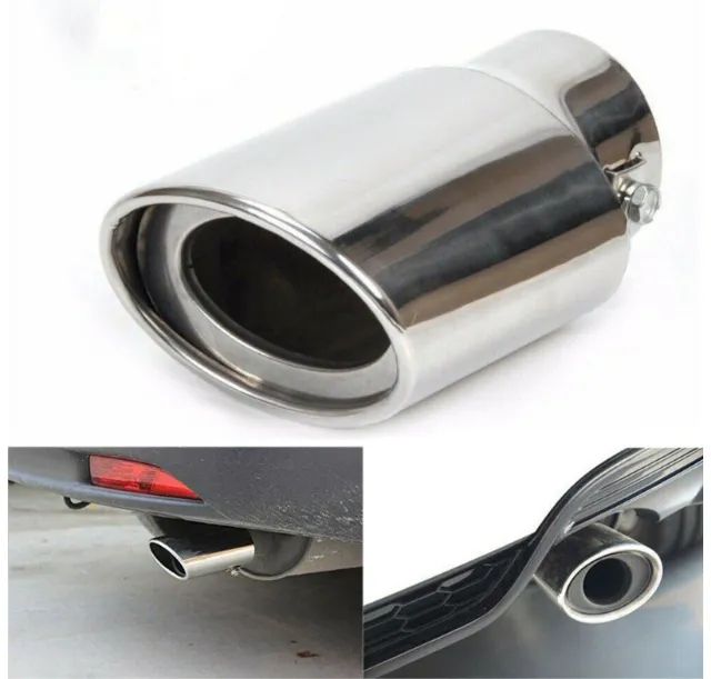 Ponteira de Escapamento Carro - Ponteira de Inox Saída 3 Polegadas