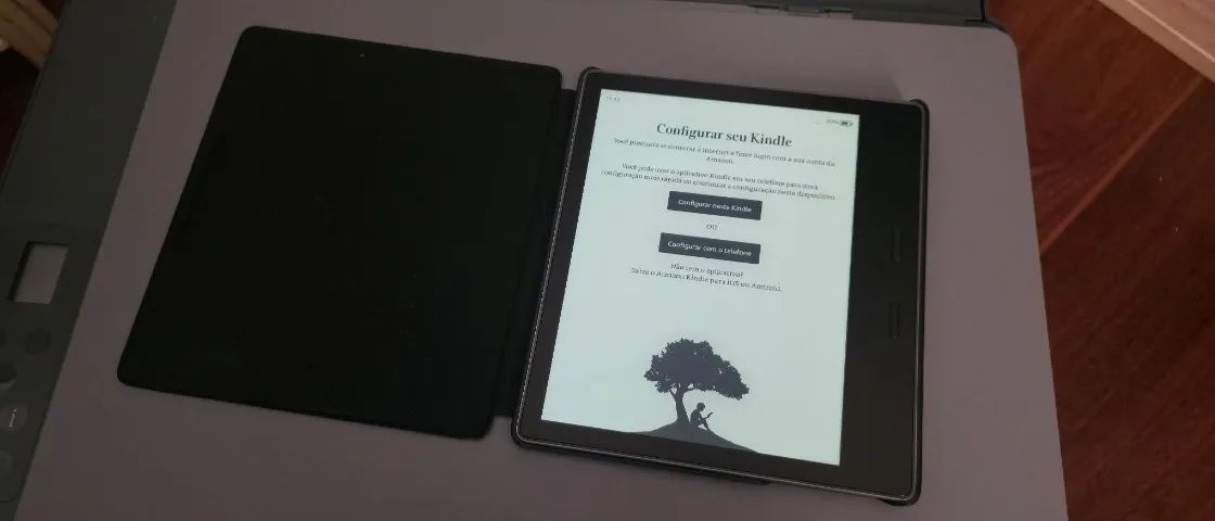 Kindle Oasis 32GB + Capa Magnética Original - Descontinuado