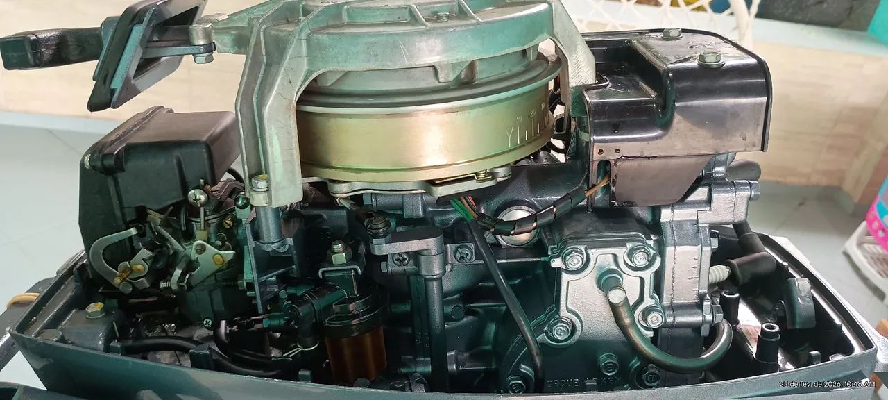 Motor de popa Yamaha 15hp ( relíquia ) - Foto 6