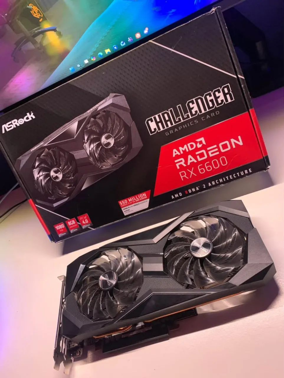 RX6600 8GB (aceito sua placa)