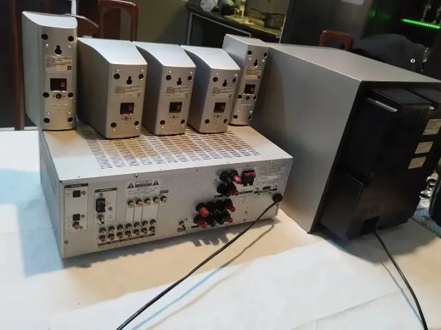 receiver com caixas de som - Foto 4