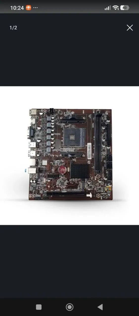 placa mae a320 para ryzen am4 duex