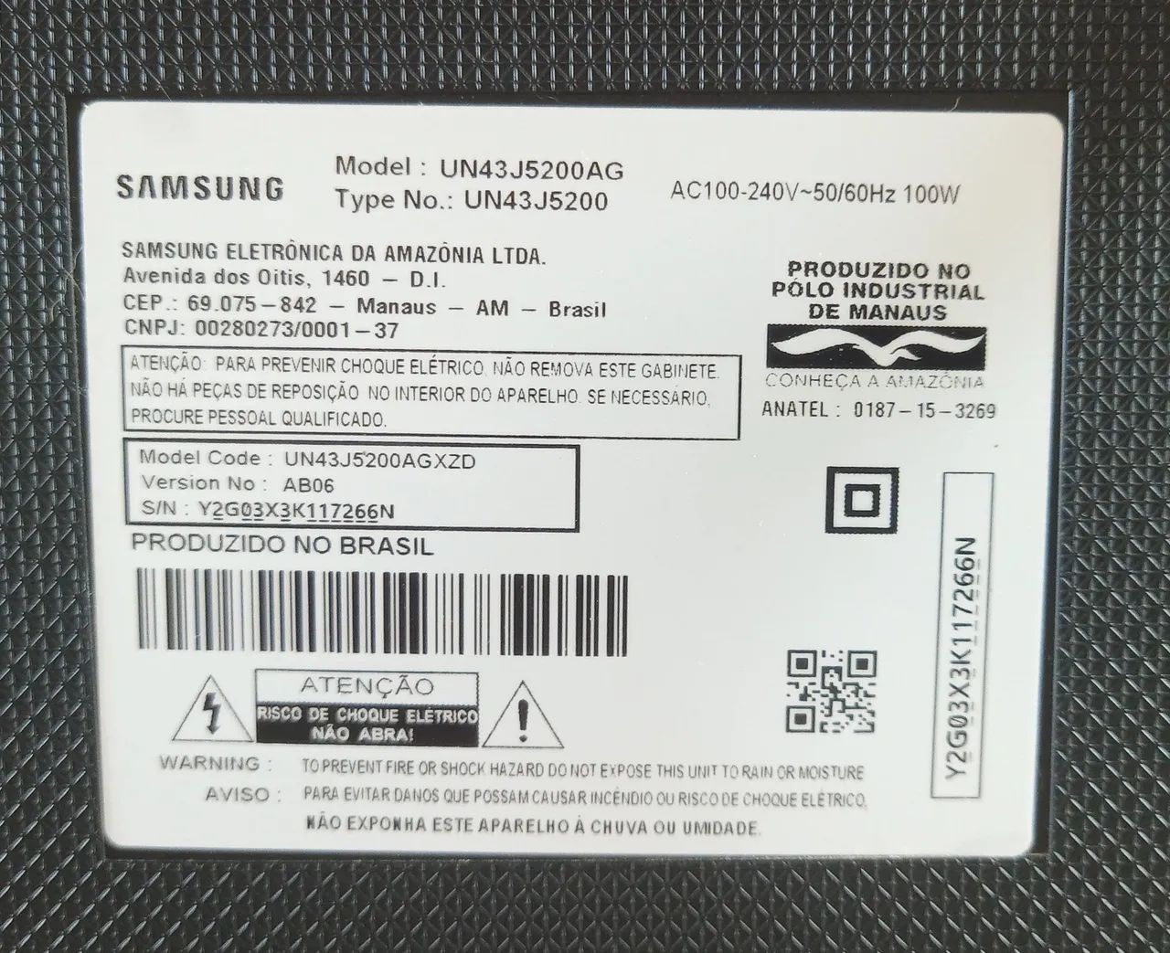 Televisão Samsung 43 Polegadas Defeito - Foto 5