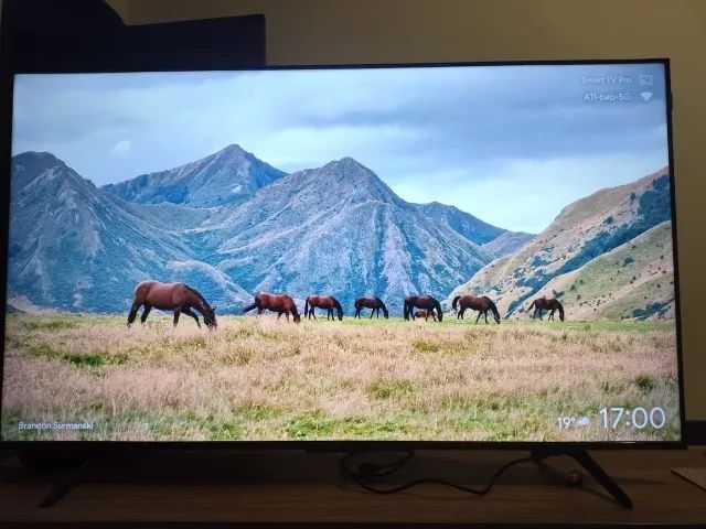 TV 55" TCL P7K - QLED 4K - Muito nova com caixa