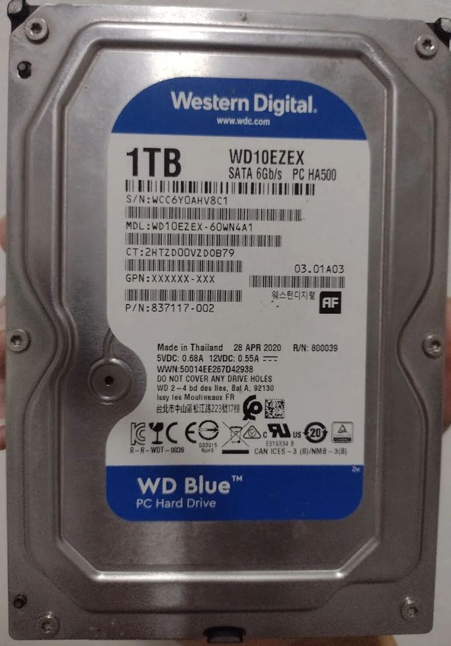 HD 1TB sata 6Gb/e PC HA500 