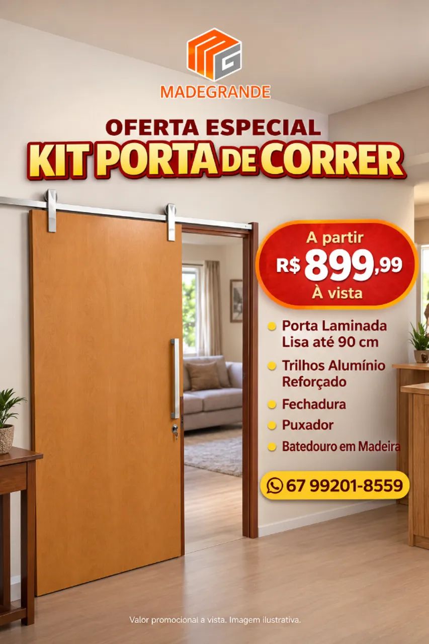Kit Porta de Correr