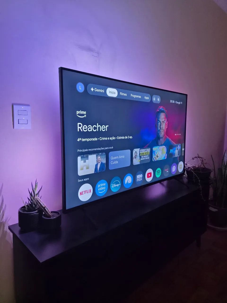 Smart TV Philips Ambilight 50" 4K