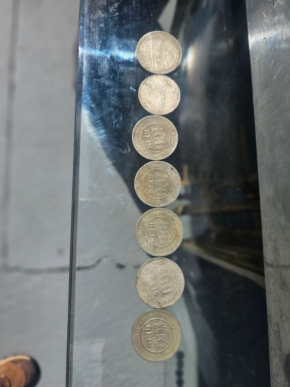 Moedas antigas diversas  - Foto 2