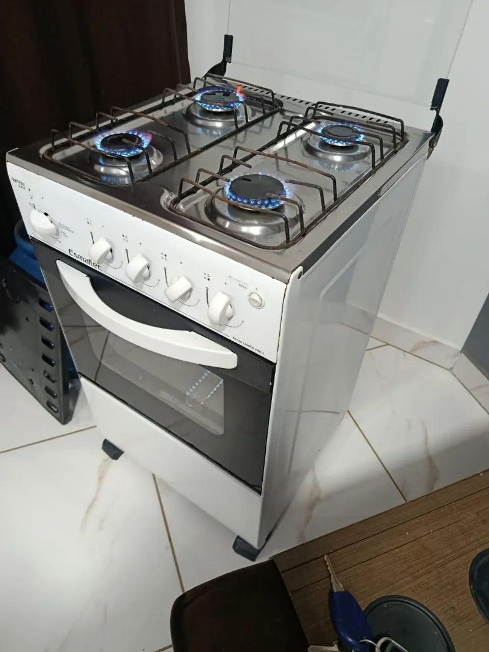 Fogao esmaltec acedimento automatico funciona perfeitamente - Foto 3