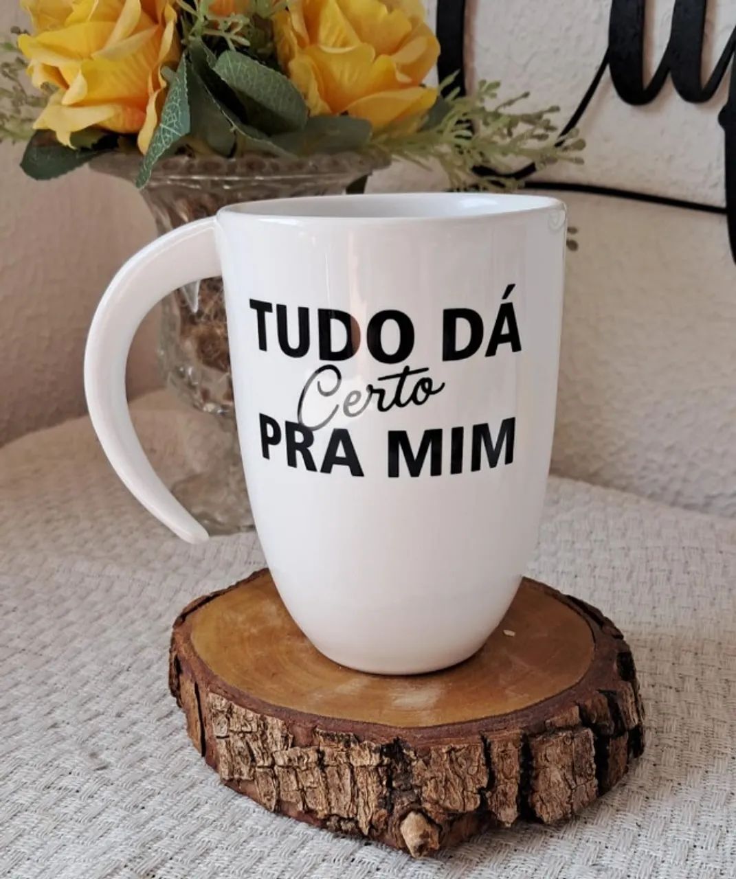 Caneca alça lua personalizada - Foto 2
