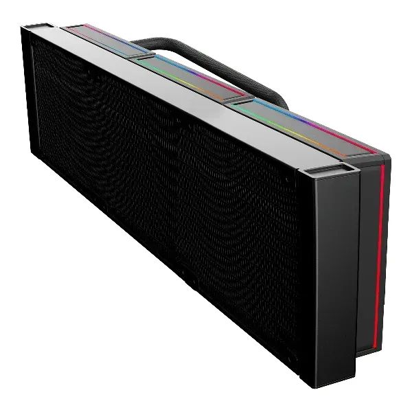 Water Cooler Pcyes Vision 360Mm Black Vulcan - Tela Lcd 2,1" - Vs360Bv - Foto 4