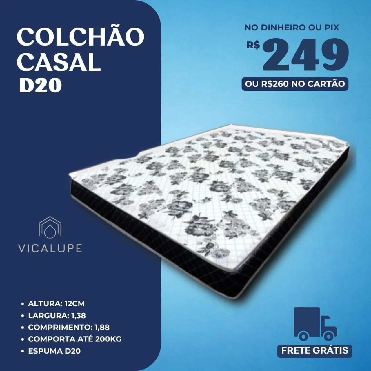Colchão Casal D20 