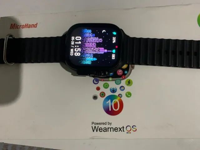 smartwatch w69 + plus ultra  + 2 pulseiras